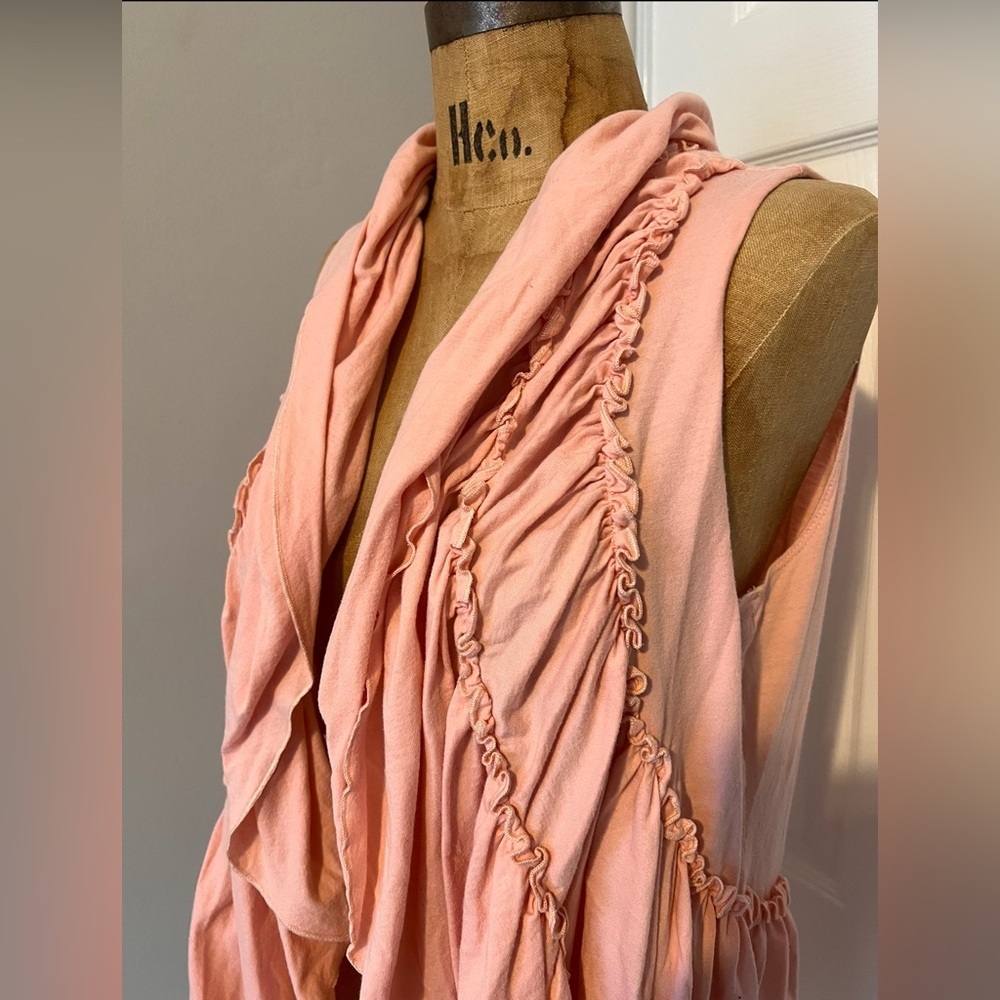 Cable & Gauge 100% Cotton Light Pink Cardigan Like New! L - Picture 2 of 7
